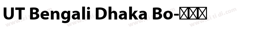 UT Bengali Dhaka Bo字体转换